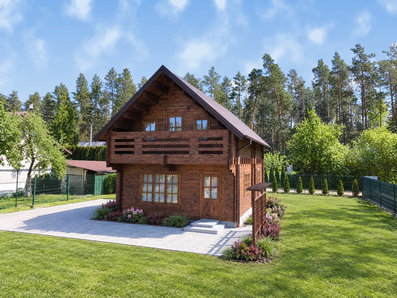 Medinis sodo namelis Vankuveris 8,48×5,66 m – obliuoto tašo